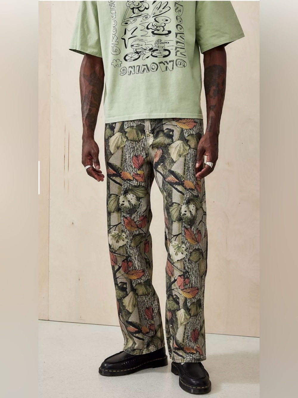 Checks downtown camo carpenter pants